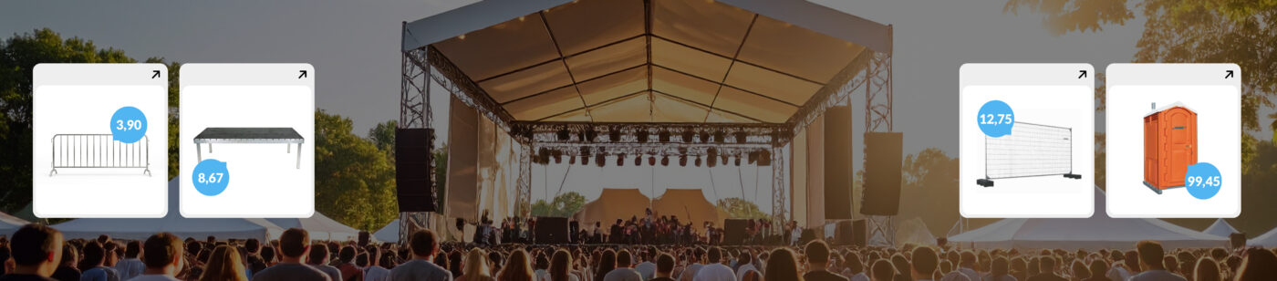 festival verhuur