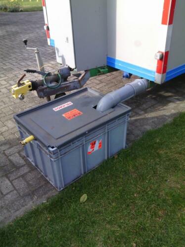 Septictank met dompelpomp tbv toiletwagen