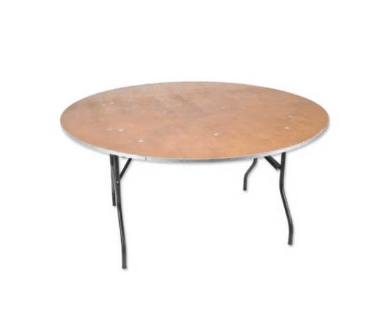 Klaptafel rond (zes) personen