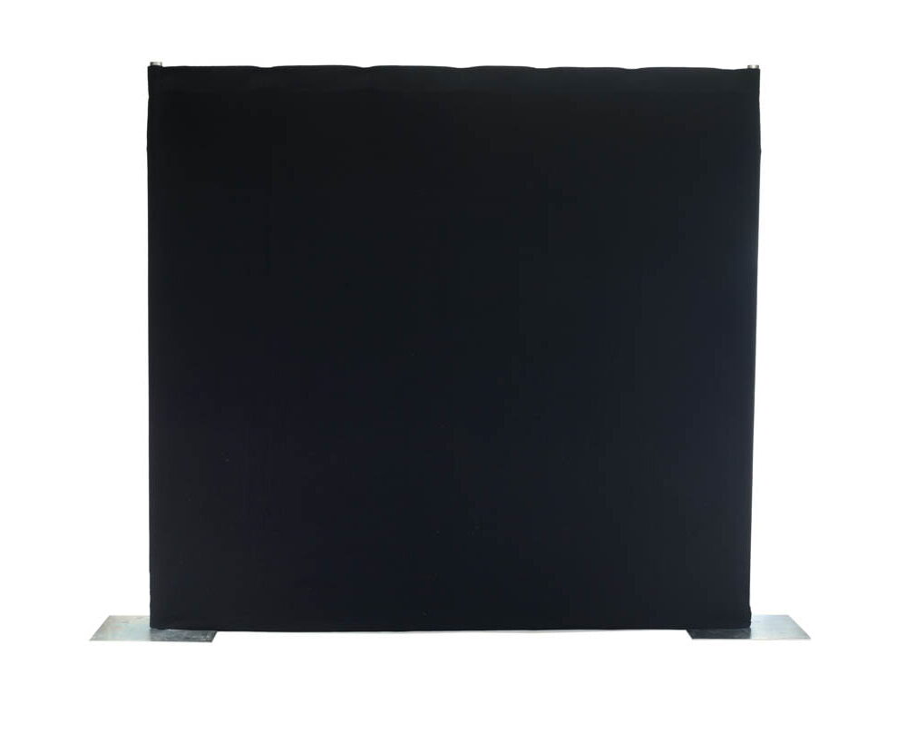 Pipe & drape zwart mat per 3 meter