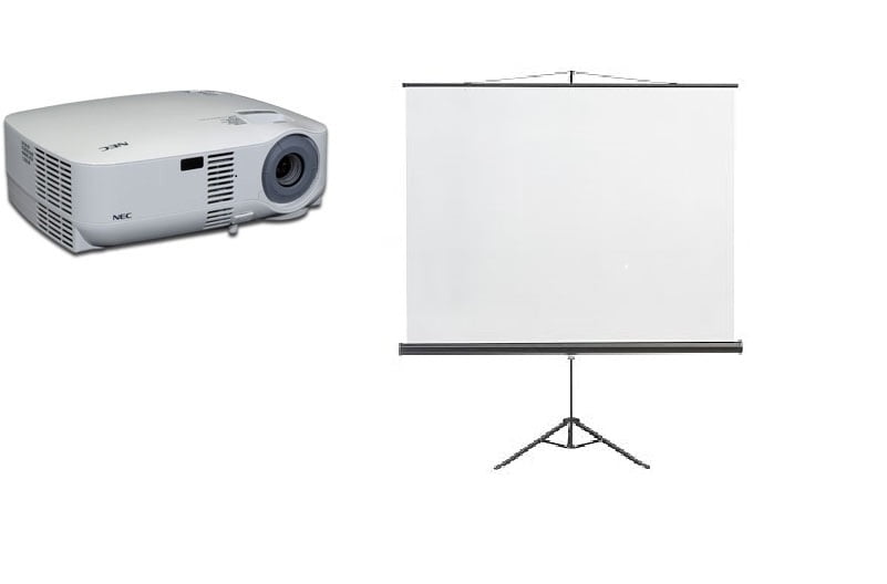 beamer met opzichtscherm