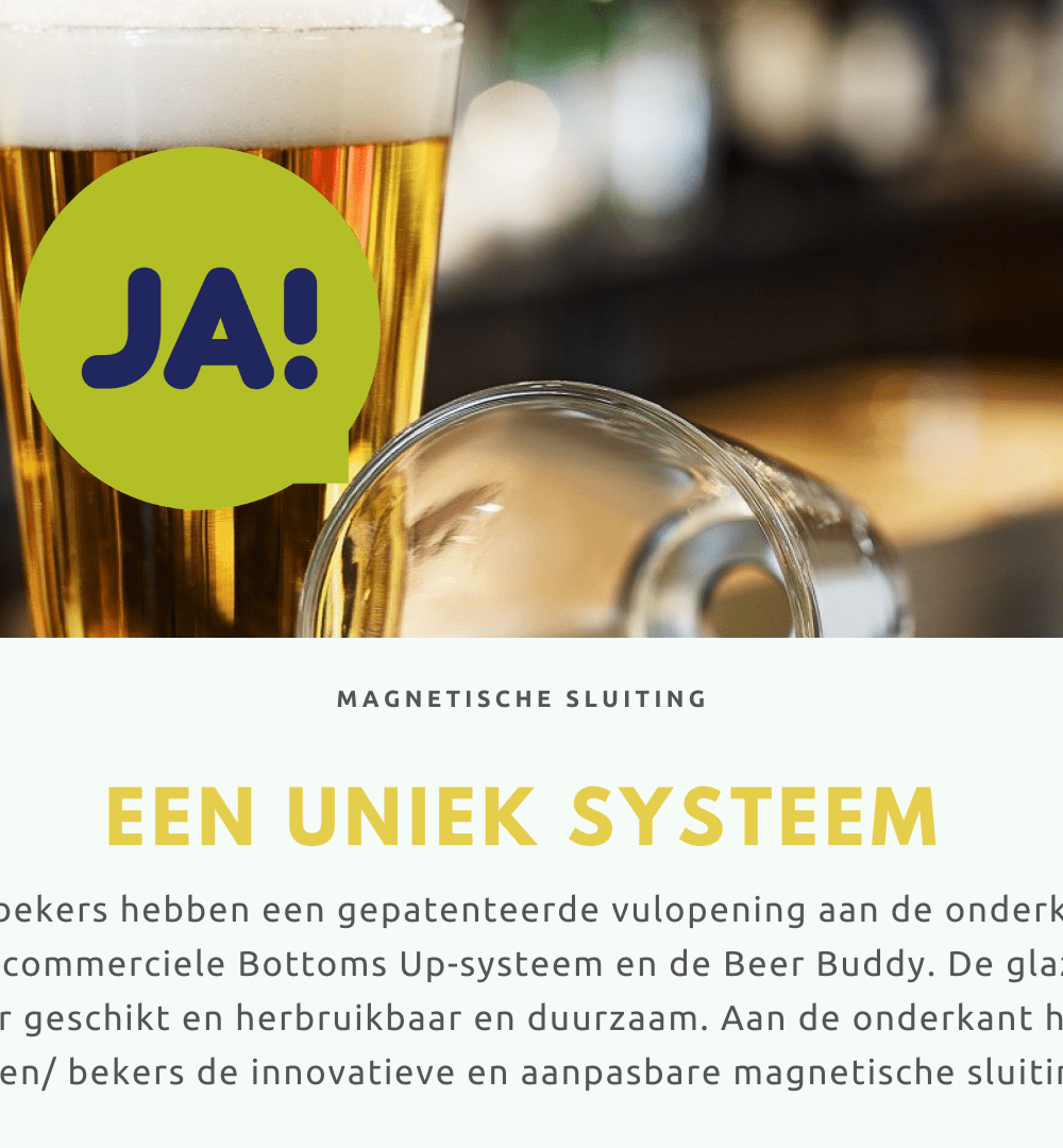 Beer buddy glazen (8 stuks)