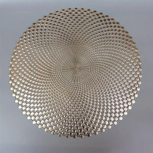 gouden placemat voor tafel aankleding